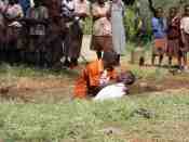 People Being Baptized